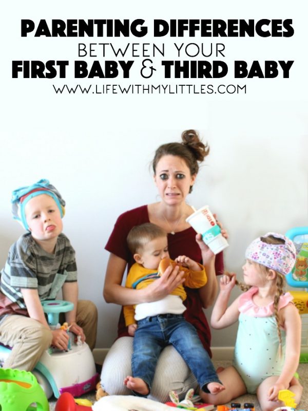 Parenting Differences Between Your First Baby and Third Baby Life