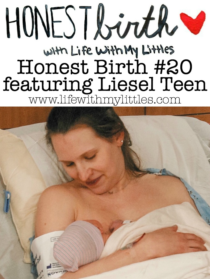 Mama Liesel Teen of Labor Teen shares the epidural-free hospital birth story of her son on the Honest Birth birth story series! Liesel went into labor on her own, labored with a little Nitrous Oxide and Fentanyl, and delivered her son vaginally!