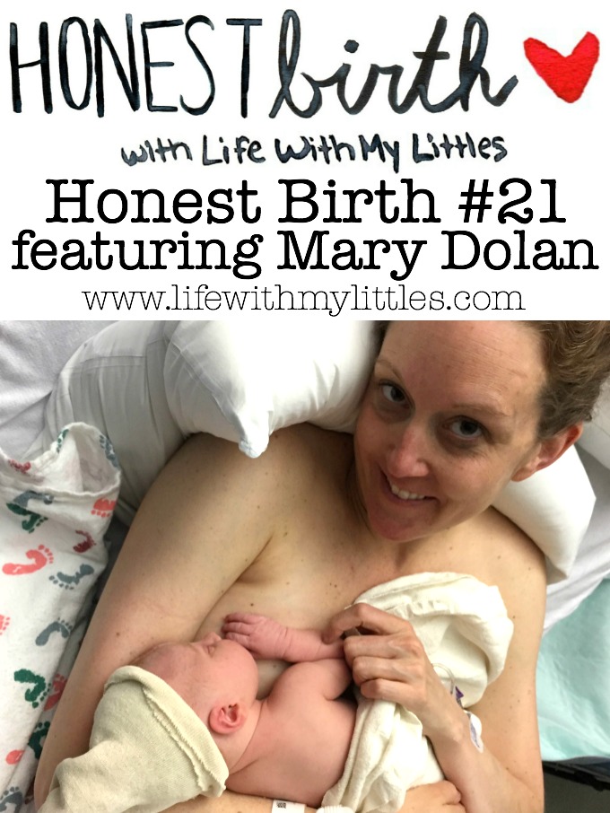 Mama Mary Dolan shares the hospital birth story of her daughter on the Honest Birth birth story series! After struggling with infertility for years, Mary got pregnant via donor egg IVF. She was induced at 40 weeks and had a quick, unmedicated birth in the hospital!