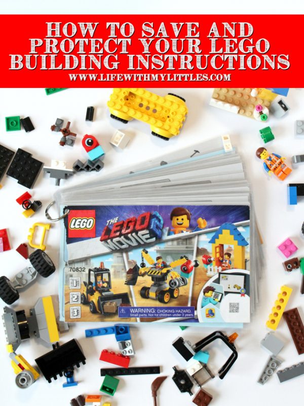 How to Save and Protect Your LEGO Building Instructions
