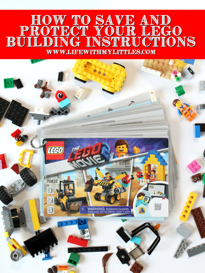 How to Save and Protect Your LEGO Building Instructions