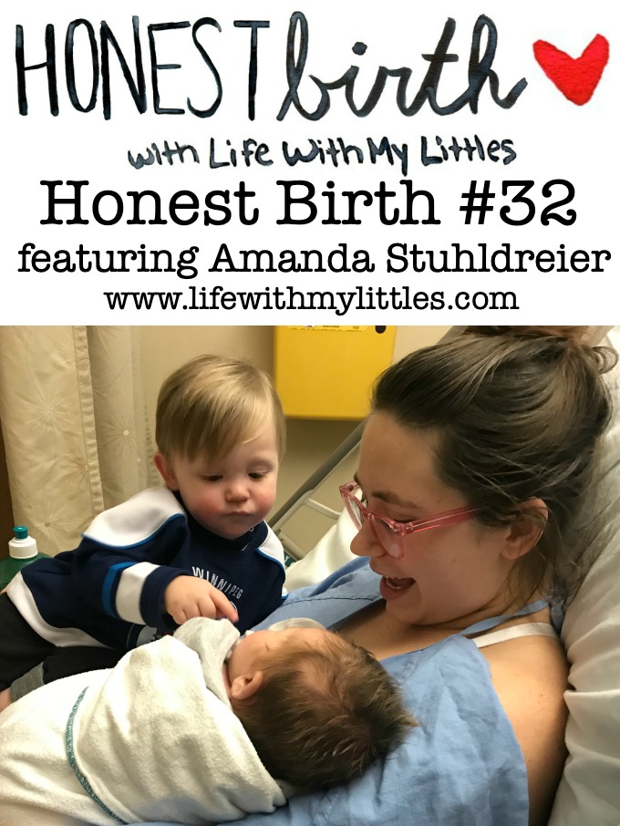 Mama Amanda Stuhldreier shares the hospital birth story of her daughter on the Honest Birth birth story series! Amanda's water broke at 39 weeks and after being induced with Pitocin and pushing for almost two hours, her daughter was born. Amanda had a postpartum hemorrhage and symphysis pubis. A great story about the importance of advocating for yourself during pregnancy and childbirth!