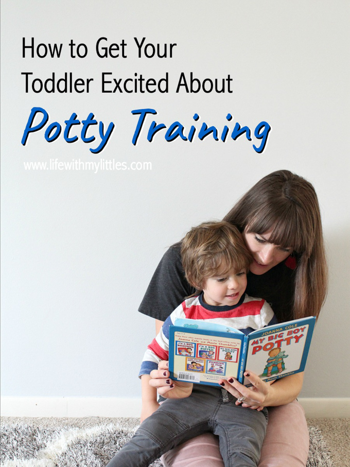 Thinking about starting to potty train your toddler? Here are 7 things you can to do get your toddler excited about potty training!