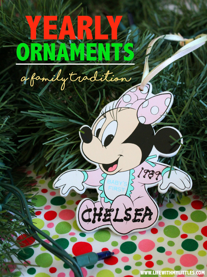 Looking for a long-lasting family Christmas tradition? Try yearly ornaments! It's fun, it's easy, and they last for years!
