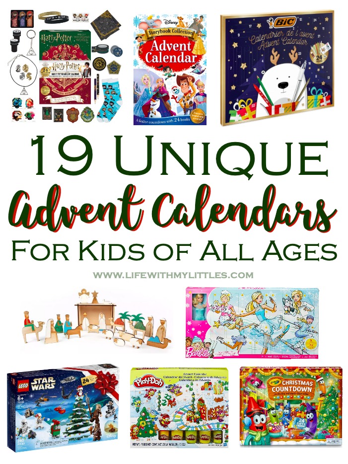 19 unique advent calendars perfect for everyone on your Christmas list! So many fun advent calendars for every interest! 