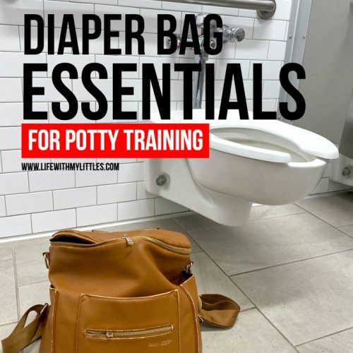 Leaving the house when you're potty training can be scary, but it doesn't have to be when you're prepared! Make sure have these diaper bag essentials for potty training packed, and you won't worry about accidents on-the-go anymore!