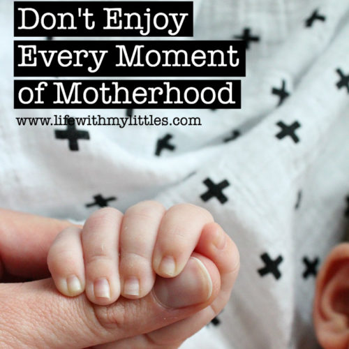Being a mom is hard, and it's okay if you don't enjoy every moment of motherhood. A great read for any mom who's ever felt overwhelmed, exhausted, stuck, alone, or drained!