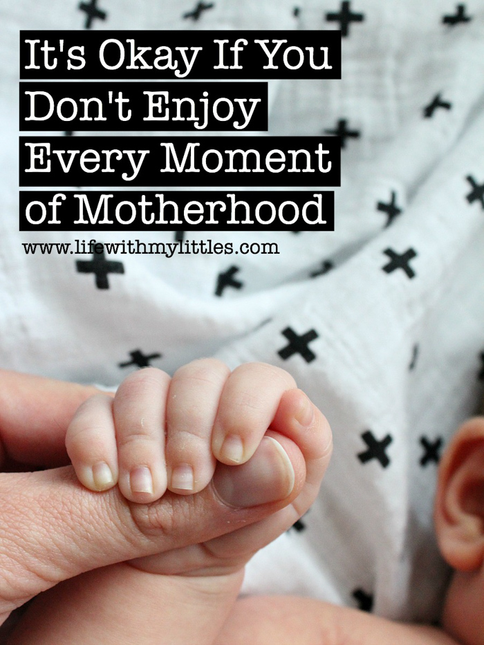 Being a mom is hard, and it's okay if you don't enjoy every moment of motherhood. A great read for any mom who's ever felt overwhelmed, exhausted, stuck, alone, or drained!