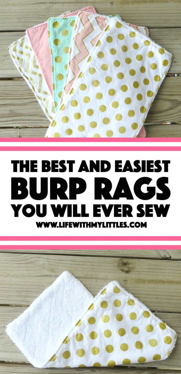 easy burp cloths