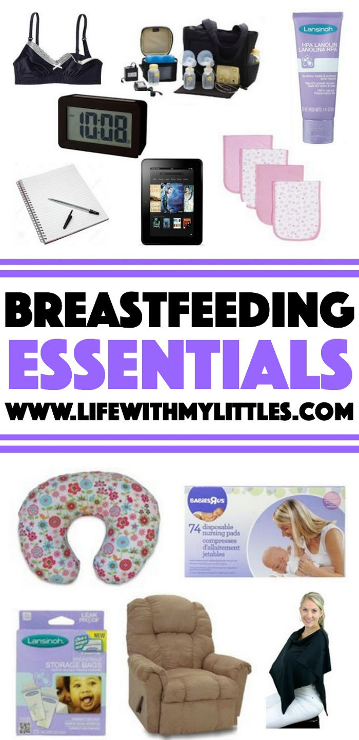 This complete list of breastfeeding essentials has it all! Everything you might need to comfortably and easily breastfeed your baby. Such a helpful list, written by a mom who nursed three babies!