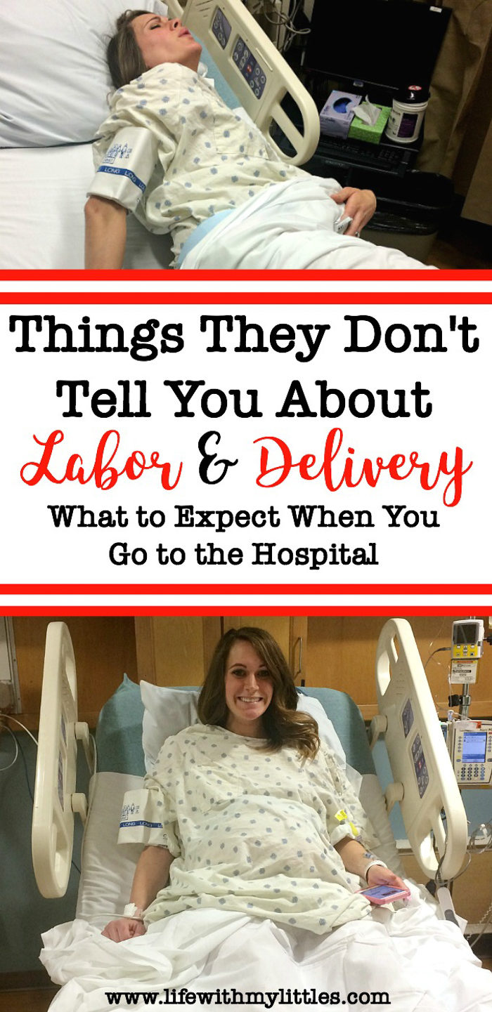 If you're a first-time mom wondering what to expect during labor and delivery at the hospital, this post is for you! This mama of three reveals everything they won't tell you so you won't be surprised during childbirth!