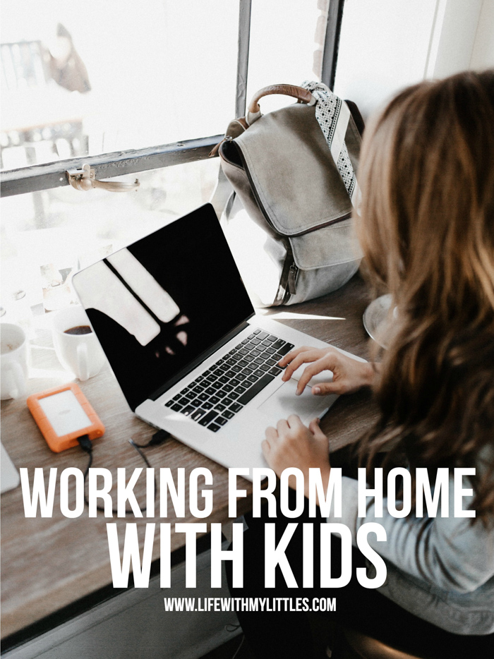 Working from home with kids is a challenge many moms are suddenly facing right now. It's hard, but it's definitely doable! Here are eleven tips for working from home with kids to help you figure out how to manage motherhood and work, written by a mama who's worked from home for almost seven years.