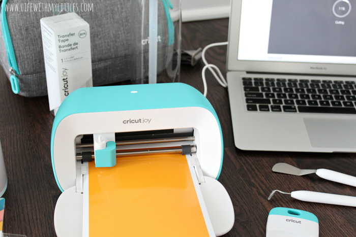 Customize your own water bottle in just a few minutes with the new Cricut Joy! This tutorial includes a free cut file for a "Mamas Run the World" water bottle decal that's perfect for moms who love to run!