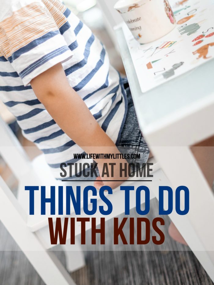 Running out of things to do with kids while you're stuck at home? Kids telling you they're bored and they don't want to play with their toys anymore? No problem! Here are 36 fun and creative things to do with kids that you can do from home with minimal supplies! 