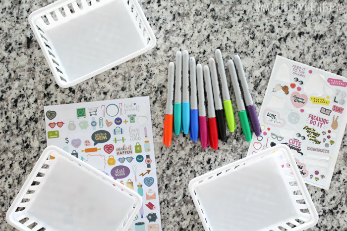 Daily snack bins are the perfect way to end the constant battle over snacktime! Put your kids' snacks in them in the morning, and they get to decide when to eat them! An easy, DIY solution that stops pestering and teaches self-control!