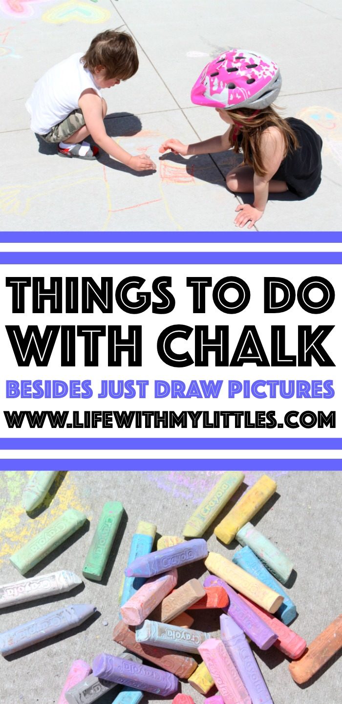 Things To Do With Sidewalk Chalk Life With My Littles