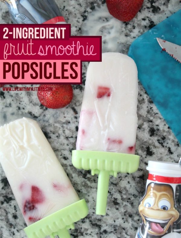 Two-Ingredient Fruit Smoothie Popsicles