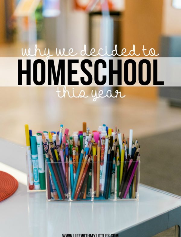 Why We Decided to Homeschool This Year