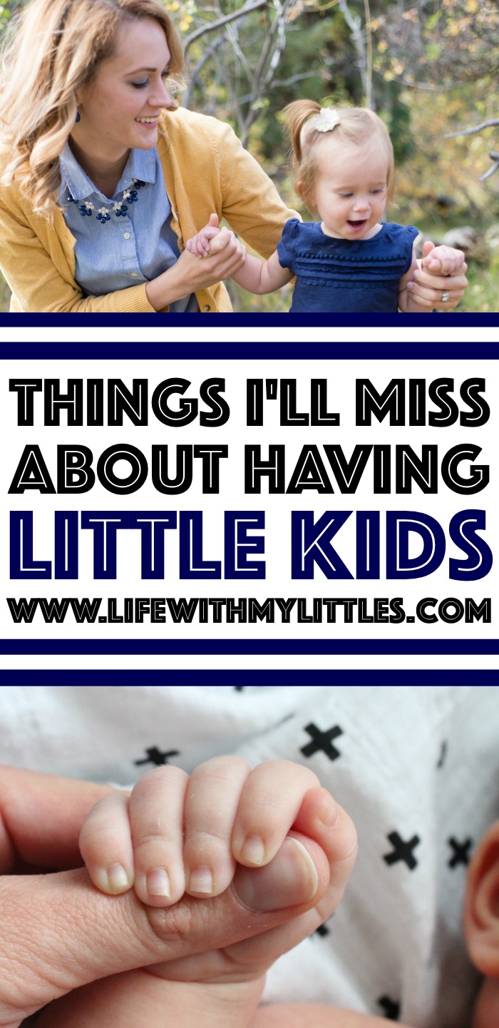 My kids are getting bigger, and I'm having a hard time dealing with it! Here's a post about things I'll miss about having little kids that's a great read for any mom struggling in the thick of it! 