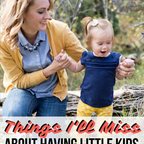 My kids are getting bigger, and I'm having a hard time dealing with it! Here's a post about things I'll miss about having little kids that's a great read for any mom struggling in the thick of it!