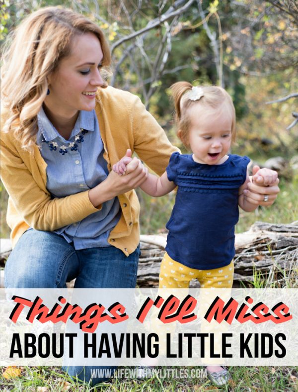 My kids are getting bigger, and I'm having a hard time dealing with it! Here's a post about things I'll miss about having little kids that's a great read for any mom struggling in the thick of it!