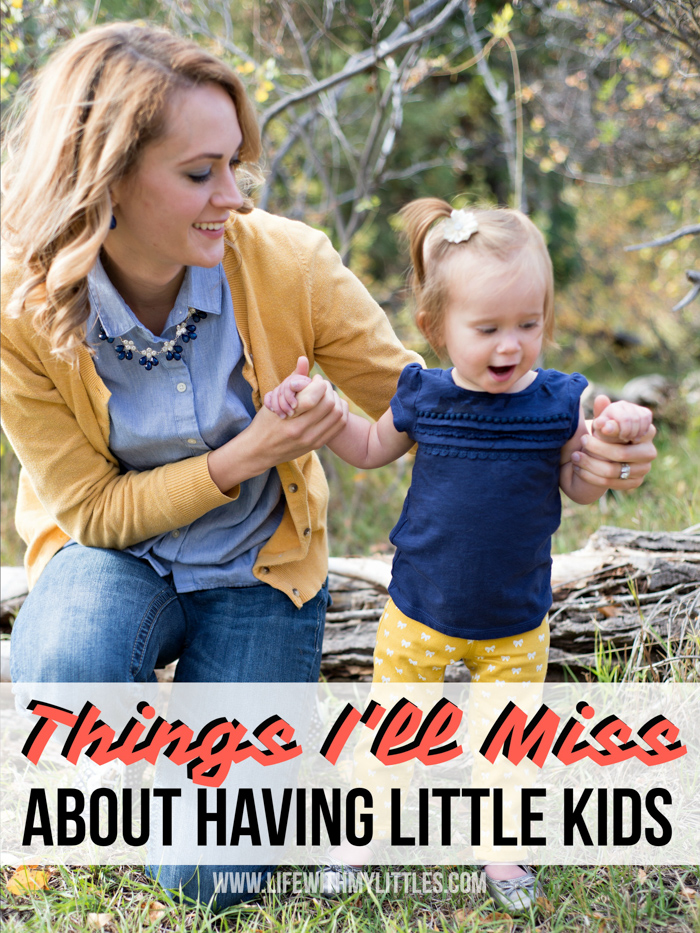 My kids are getting bigger, and I'm having a hard time dealing with it! Here's a post about things I'll miss about having little kids that's a great read for any mom struggling in the thick of it! 