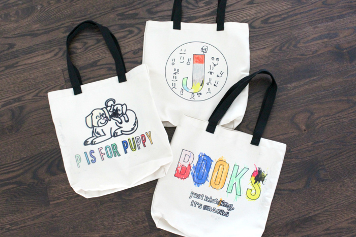Kid-Colored Tote Bags