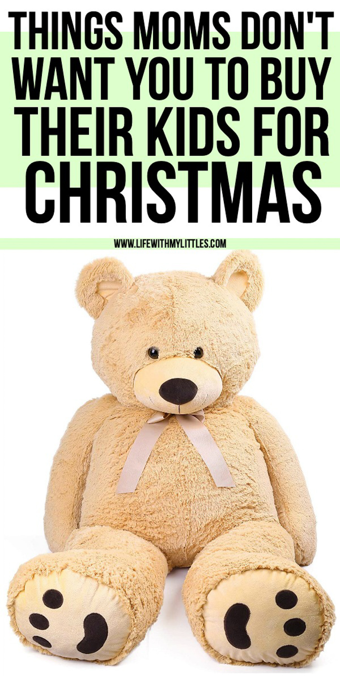 Things Moms Don't Want You to Buy Their Kids for Christmas