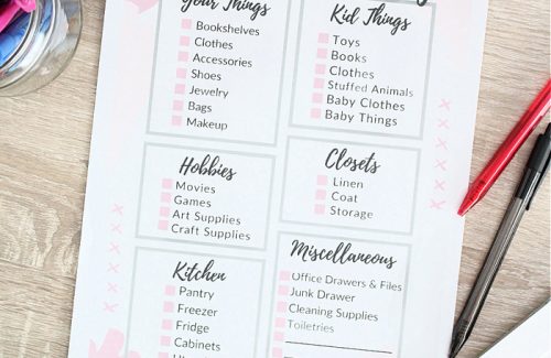 Declutter challenge printable available for free download. Refresh your home and get rid of the clutter on your own schedule with this easy-to-follow checklist!