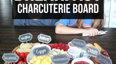 Serving a breakfast charcuterie board is such a fun way to celebrate your child's first day of school! And with these cute school-themed DIY labels that you can make in a few minutes with a Cricut machine, the first day of school will get off to a great start!