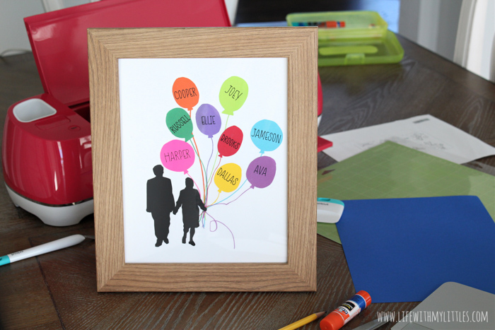 Grandparent Balloon Gift DIY