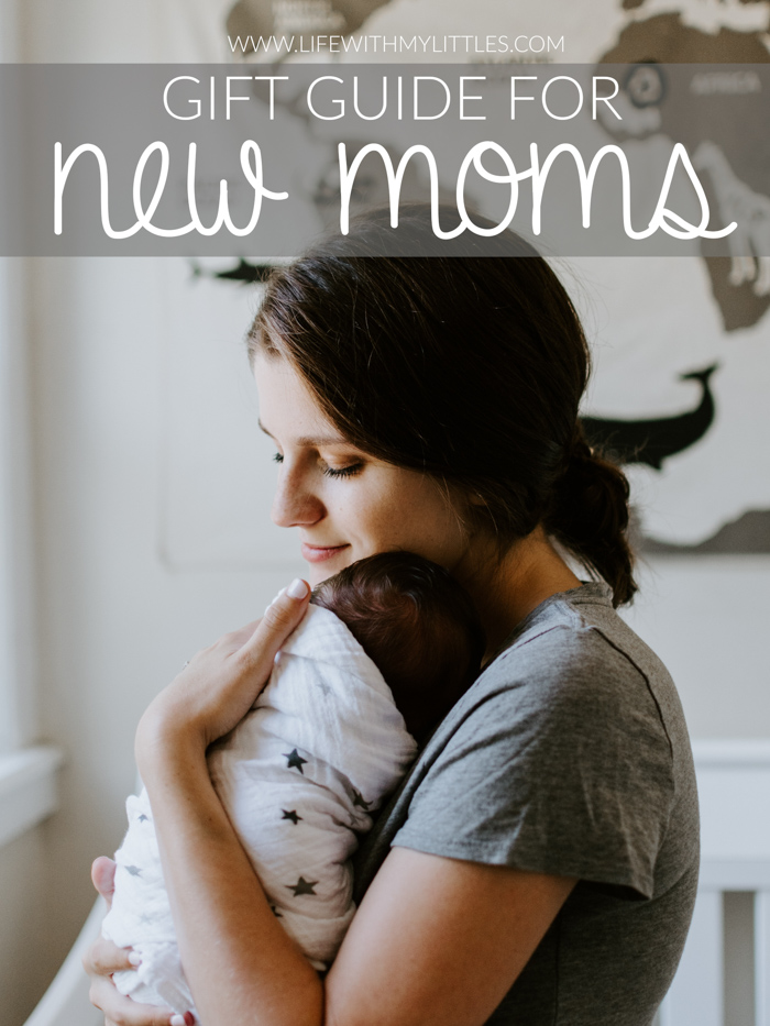 Find the perfect gift for her on this gift guide for new moms! Seven creative ideas to help her adjust to life with a newborn physically and emotionally.