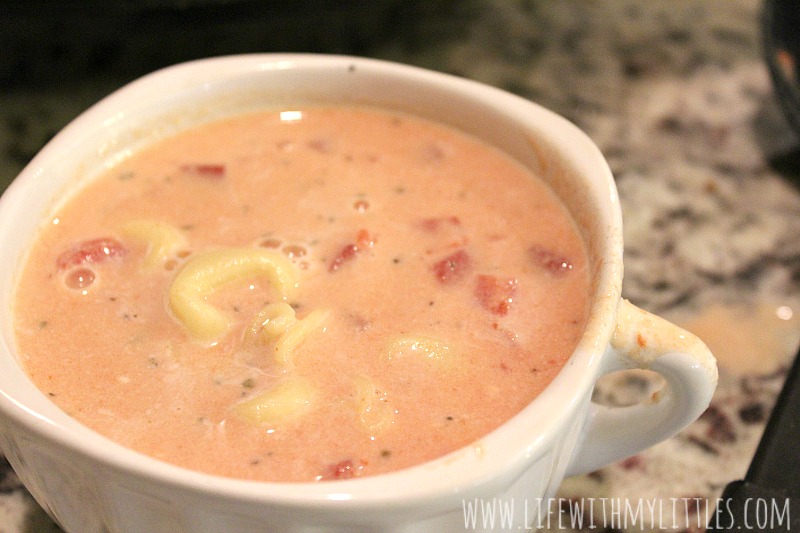 Tomato Tortellini Soup