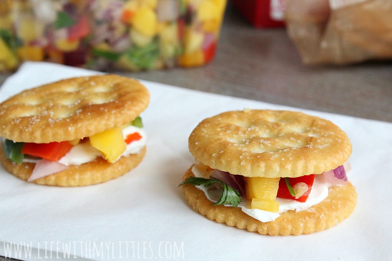 Cream Cheese and Mango Salsa RITZwiches