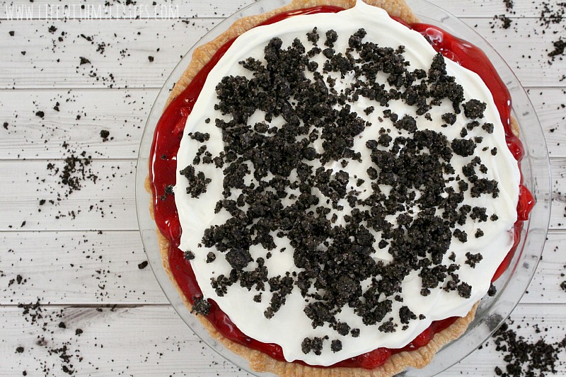 Black-Bottom Cherry Cream Cheese Pie