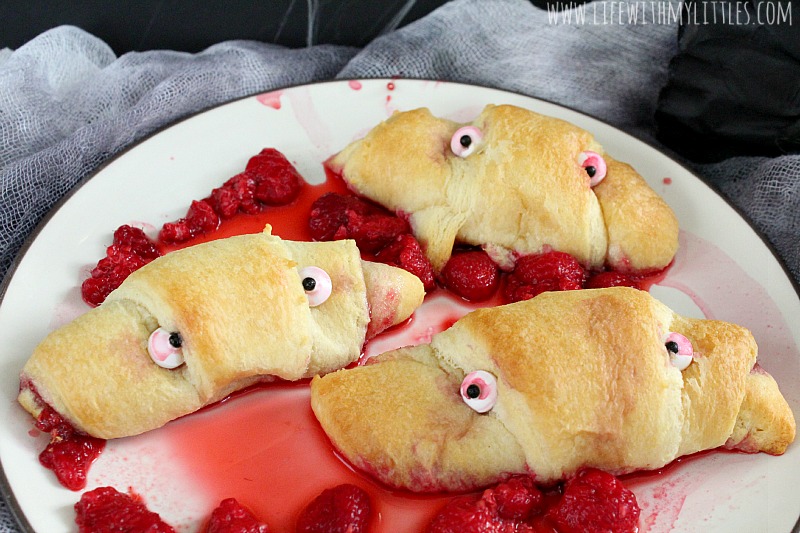 Raspberry Monster Rolls